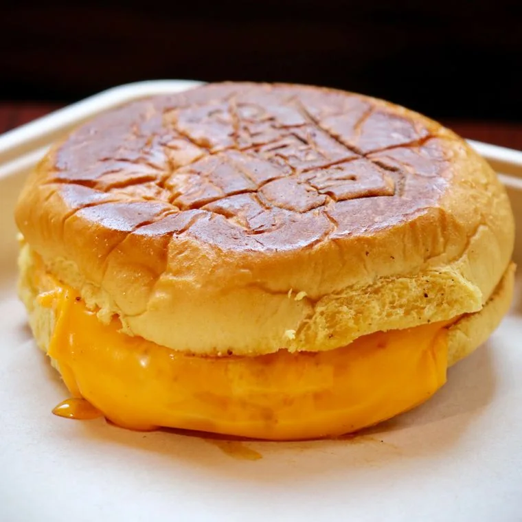 Grilled cheese sandwich from Wells Burgers Express