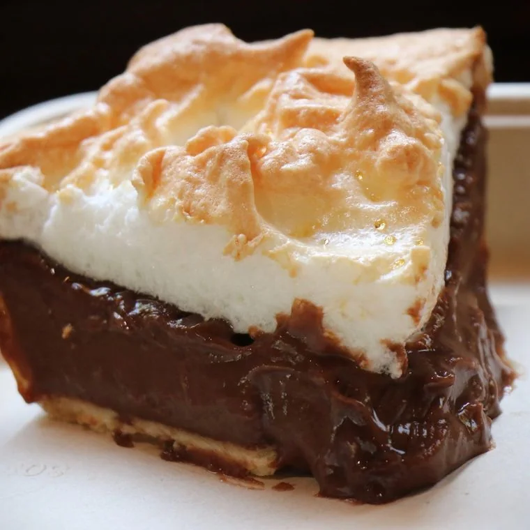A slice of Wells housemade meringue pie